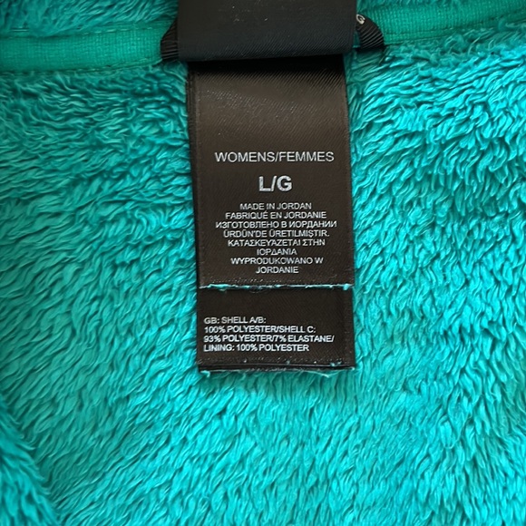 The North Face Women's Oso Full Zip Hooded Fleece Jacket Kokomo Green size large - Picture 8 of 13